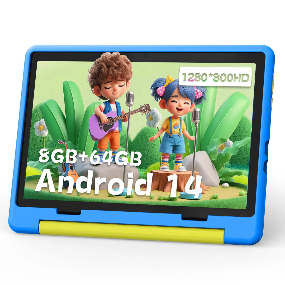 AEEZO-US Kids Tablet Android 14 Parental Control Case Included
