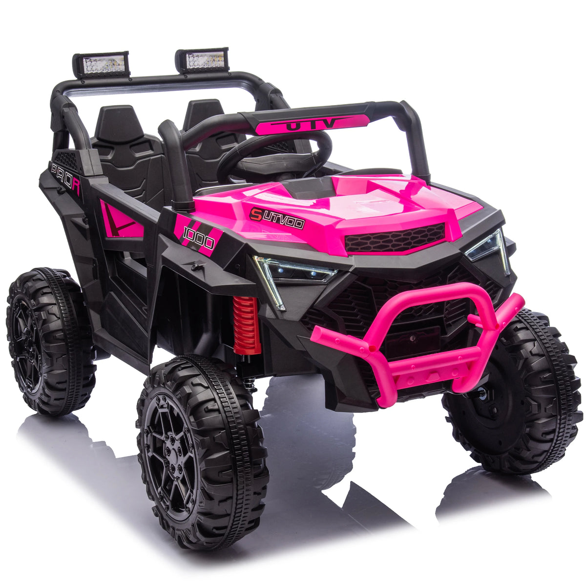 24V 400W Kids Ride On UTV With Parent Remote Bluetooth Music LED Lights