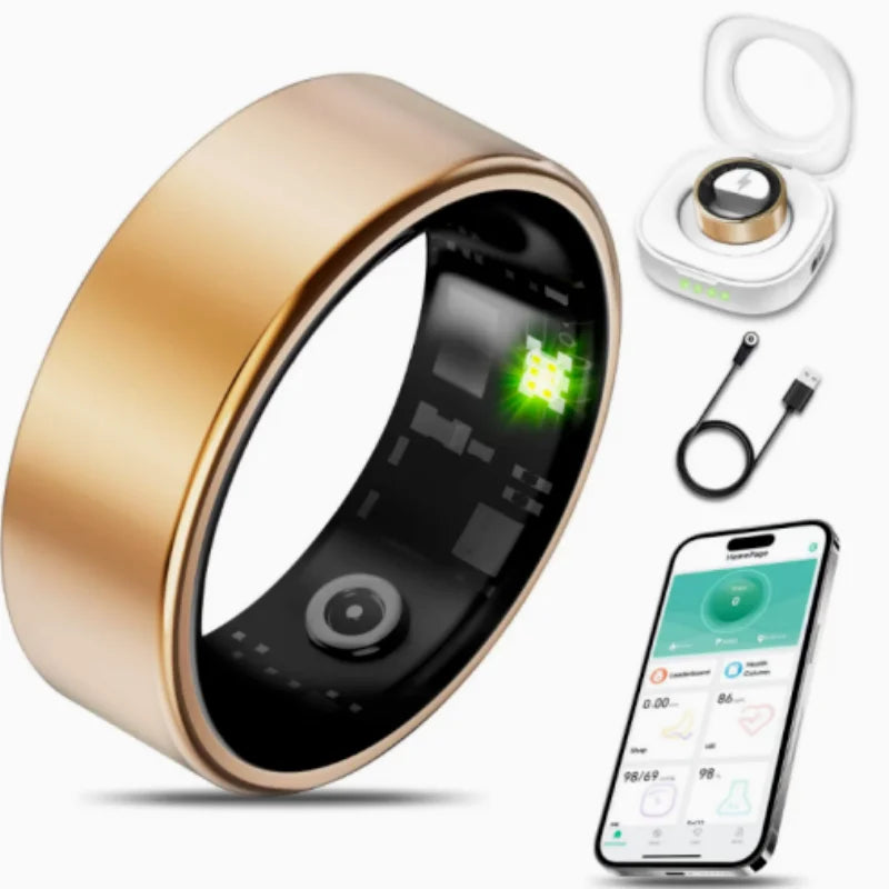 Smart Ring R09 Health Monitor Waterproof With Heart Rate Tracking