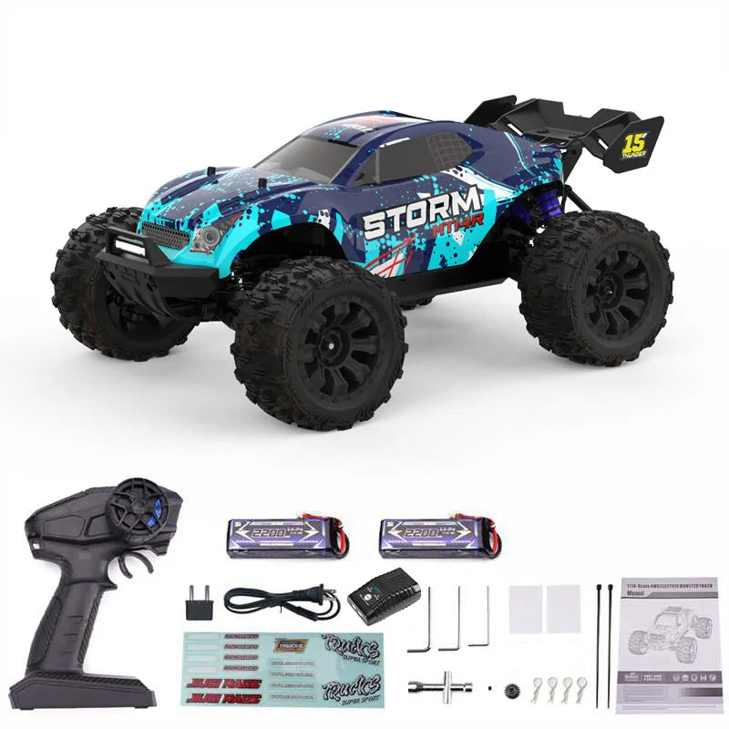 Jiusi 1:14 High Speed RC Off Road Car 4WD Brushless