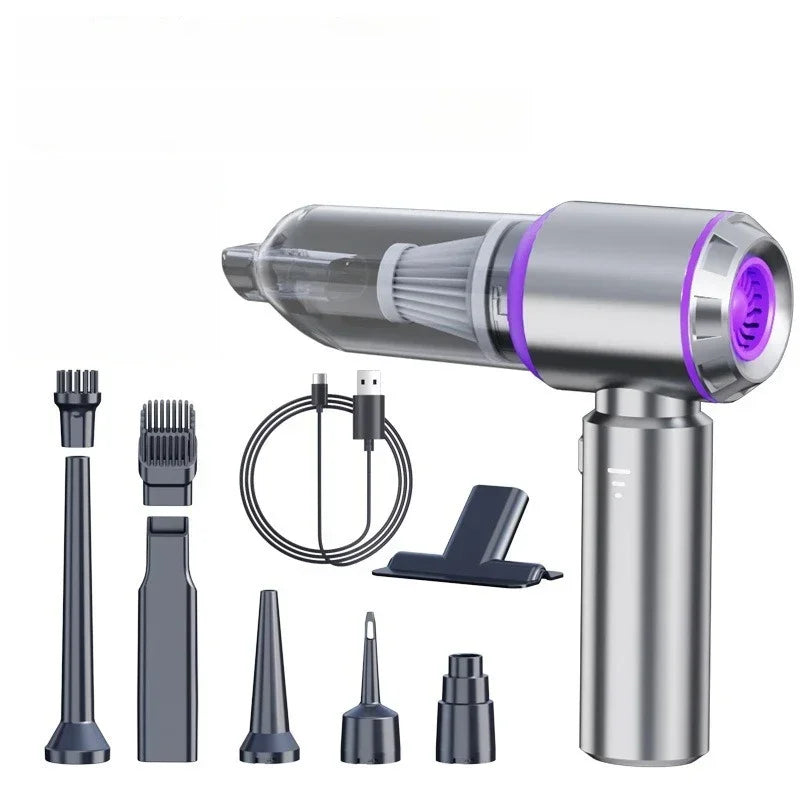 EAFC Portable Handheld Vacuum Cordless 30000Pa 4In1 Keyboard Home Car