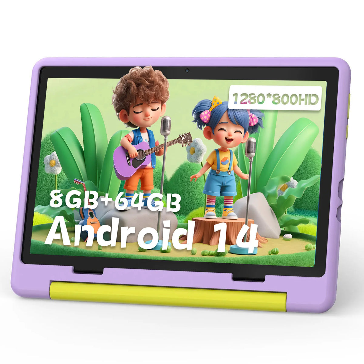 AEEZO-US Kids Tablet Android 14 Parental Control Case Included