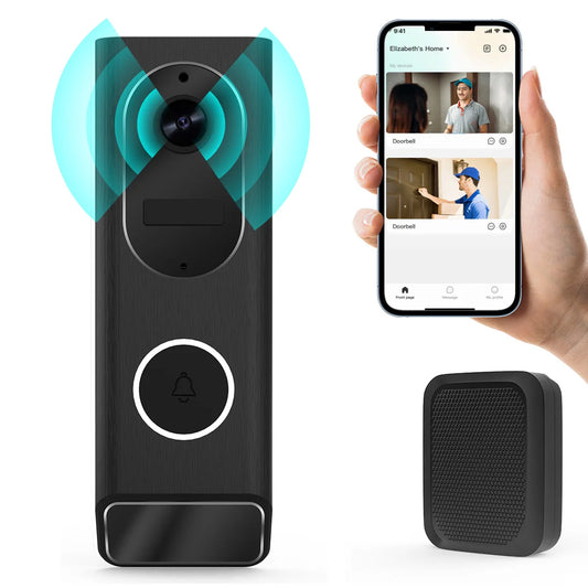 AEEZO-US S7 1080P Wireless Video Doorbell With Motion Detection