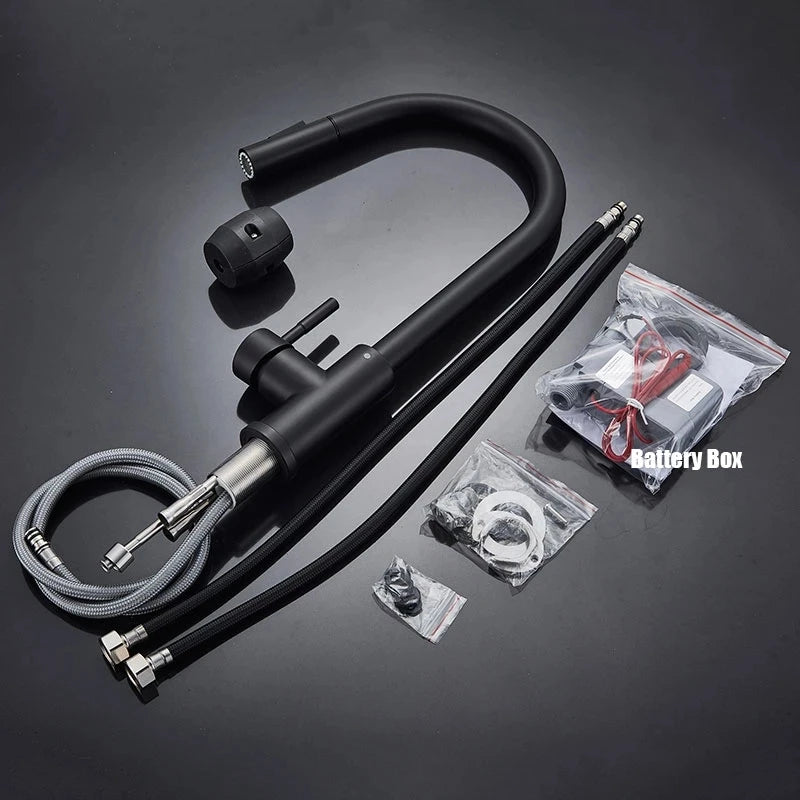 ALENARTWATER Sensor Kitchen Faucet With Pull Out Spout