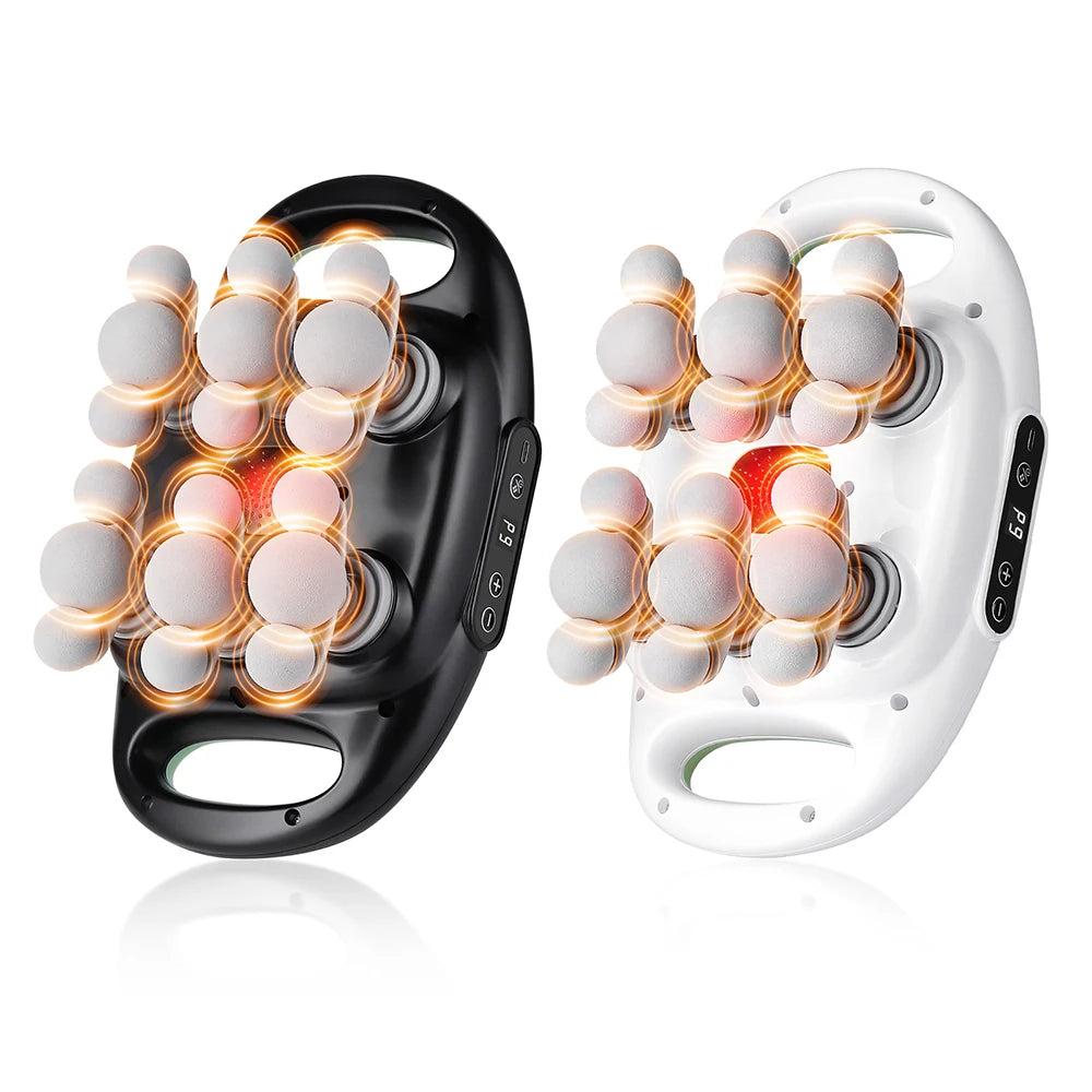 Foreverlily 18-Head Fascia Gun High Frequency Massager Red Light