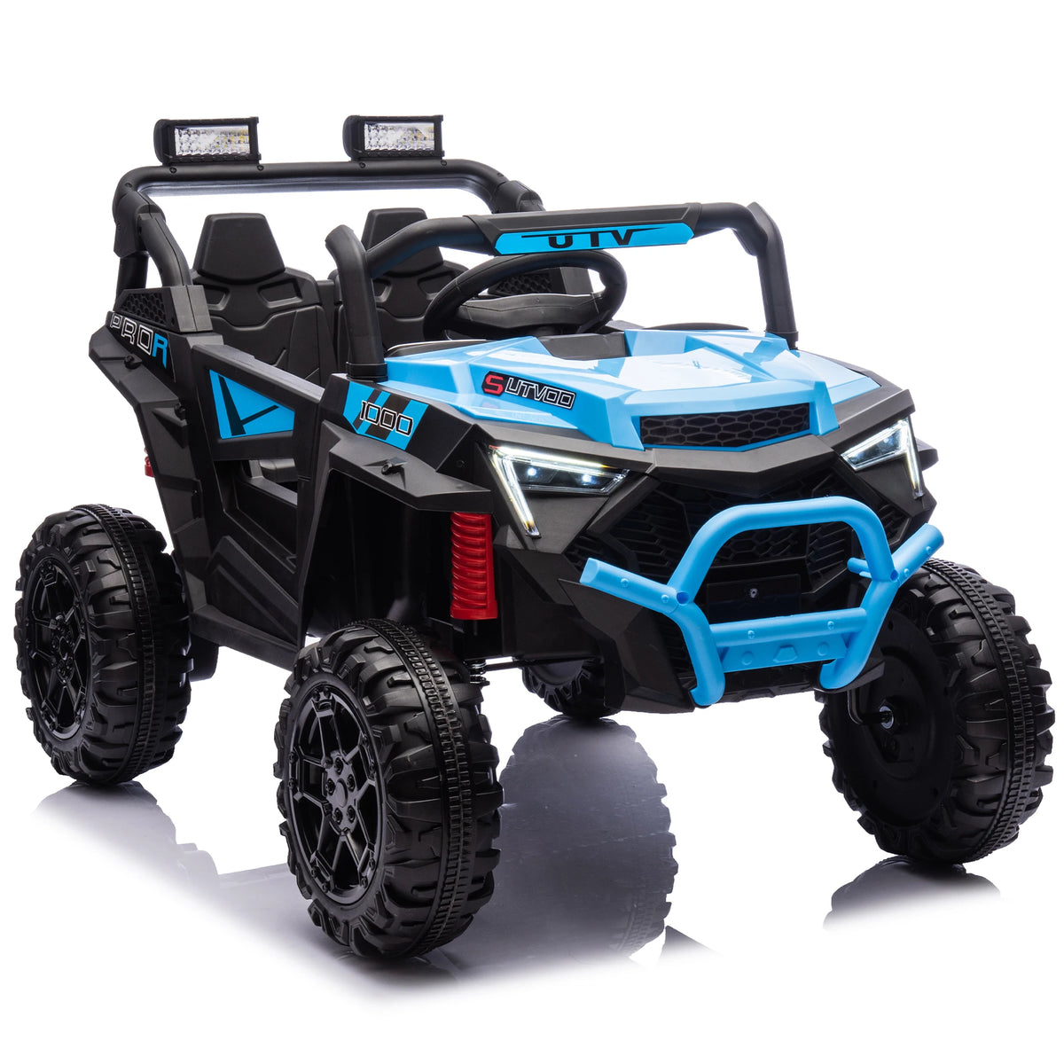 24V 400W Kids Ride On UTV With Parent Remote LED Lights And Bluetooth Music