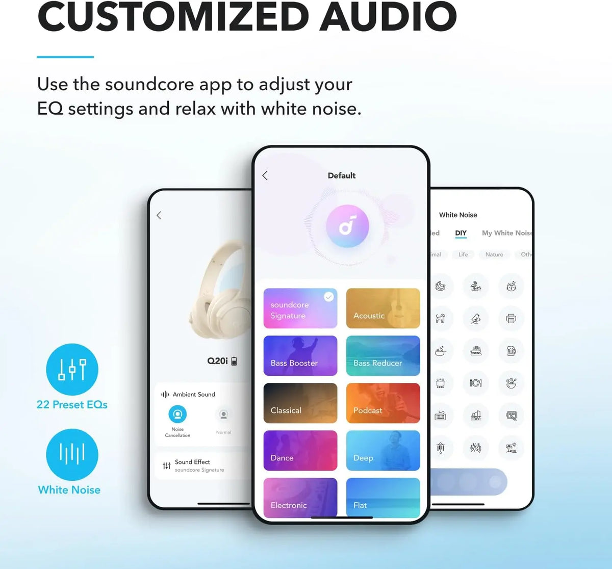 Soundcore by Anker Q20i Hybrid Active Noise Cancelling Headphones