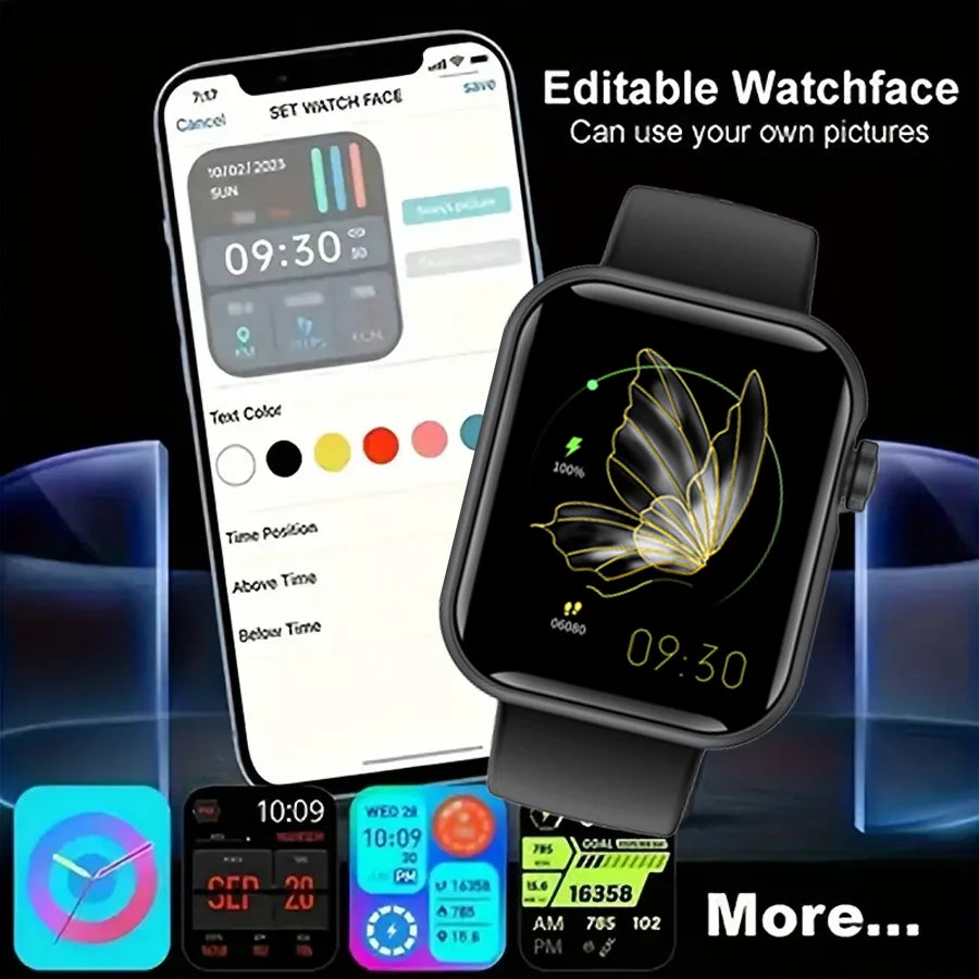 Anyloop Smartwatch Fitness Tracker With Calls 120 Sports Modes