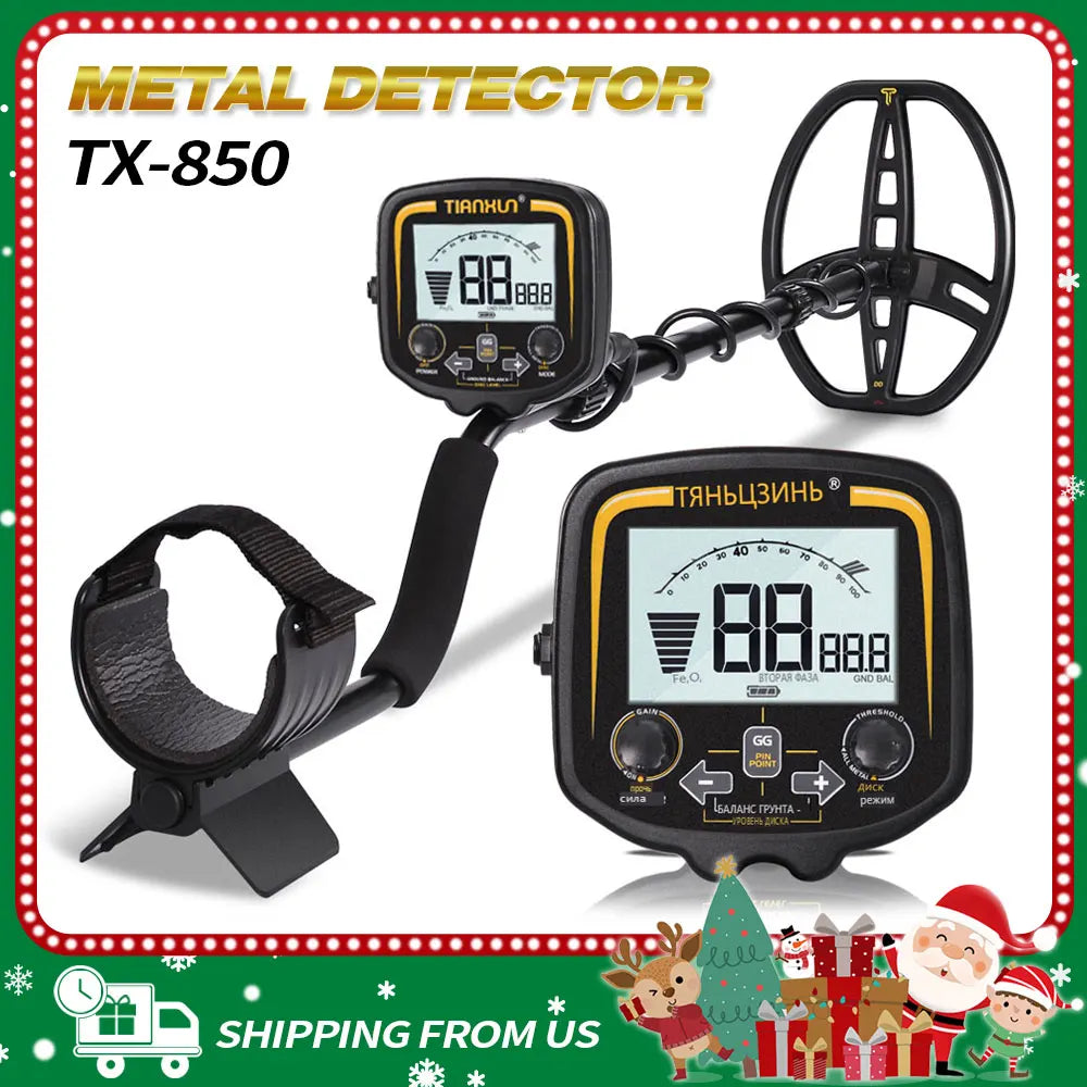 TIANXUN Treasure Hunter TX850 Metal Detector Waterproof Pinpointer