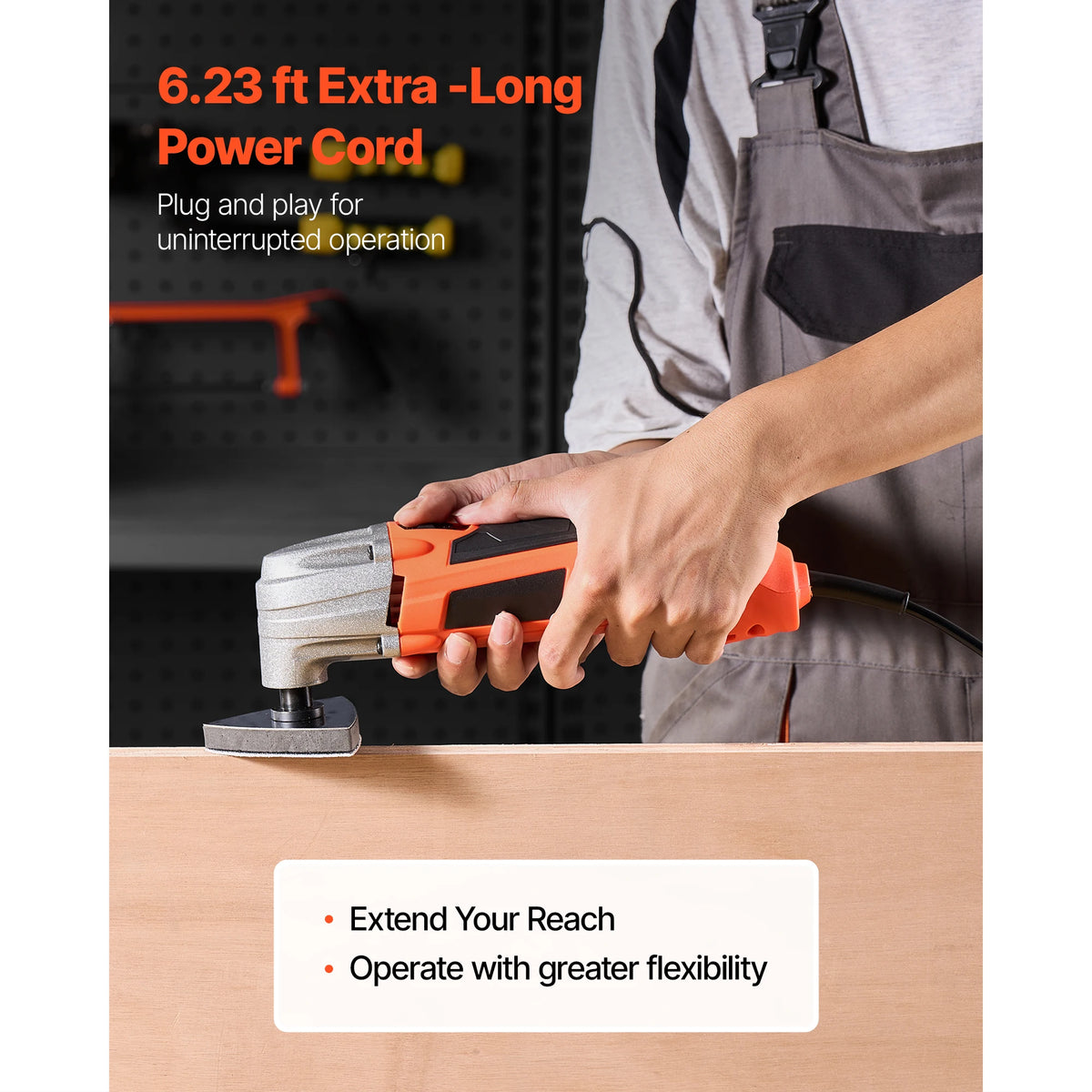 SucceBuy Oscillating Tool Multitool 2.2A 22000 OPM Corded