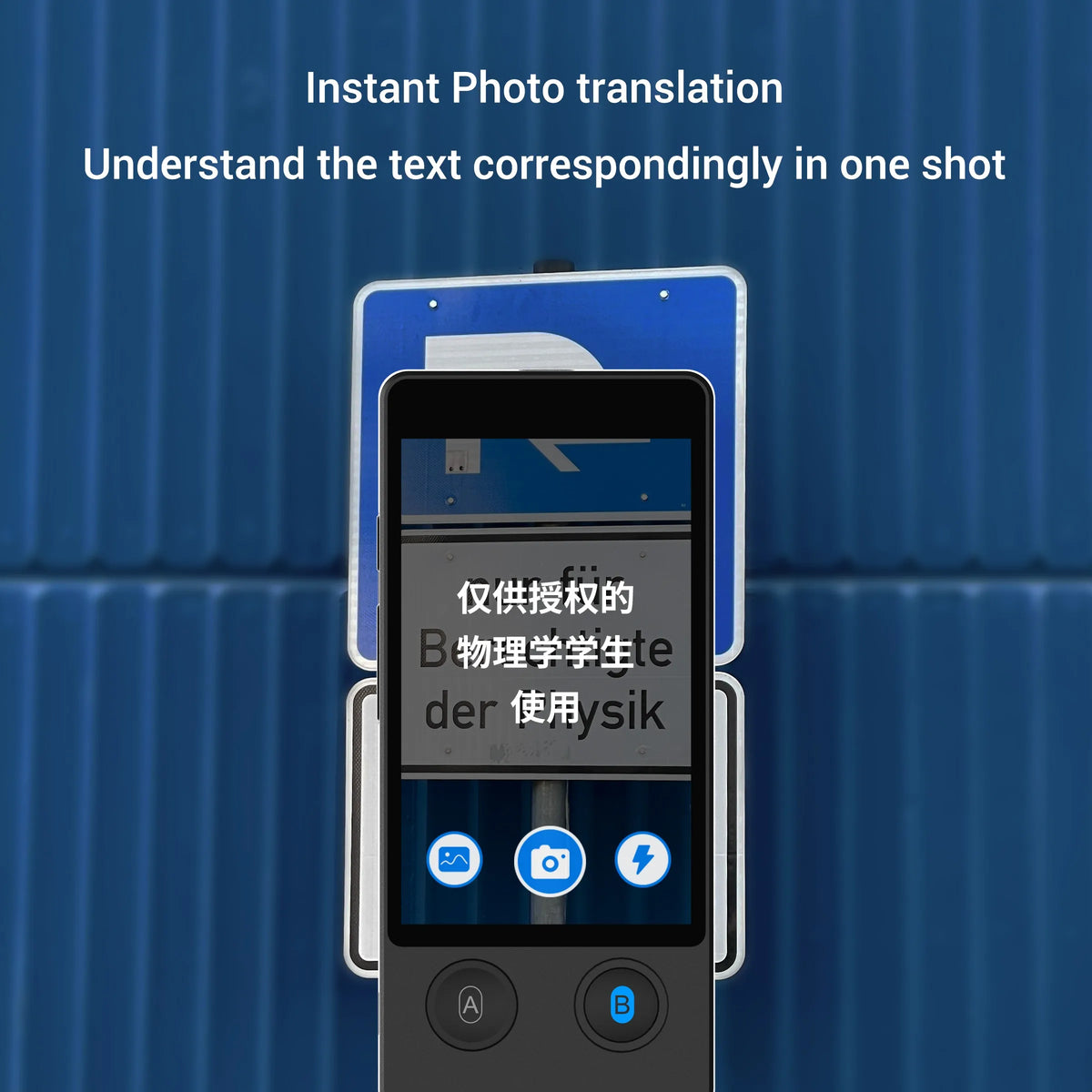 Wooask W12 Translator Two-Way Real-Time Voice Translation Device 144 Languages