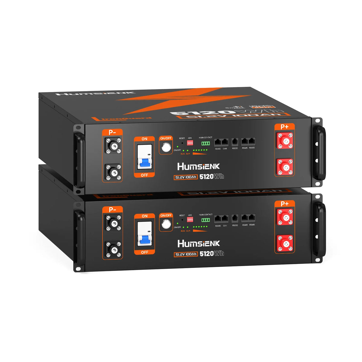 Humsienk 48V 100Ah LiFePO4 Battery Bluetooth BMS For RV