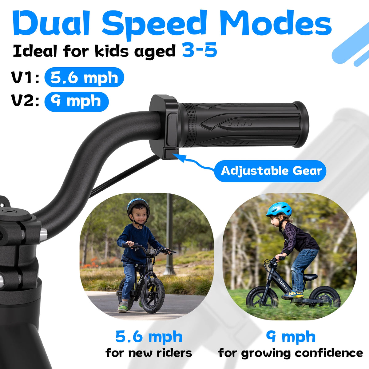 Hiboy BK1 Kids Electric Balance Bike For Ages 3-6 Years