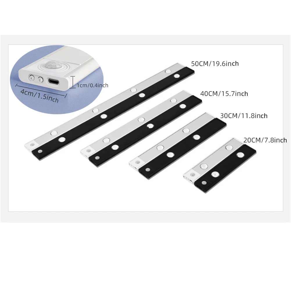 Hongqi USB Rechargeable Motion Sensor LED Cabinet Light for Kitchen