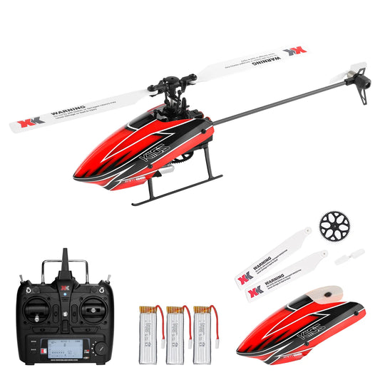 WLtoys K110S RC Helicopter With Brushless Motor 3D/6G 3 Batteries