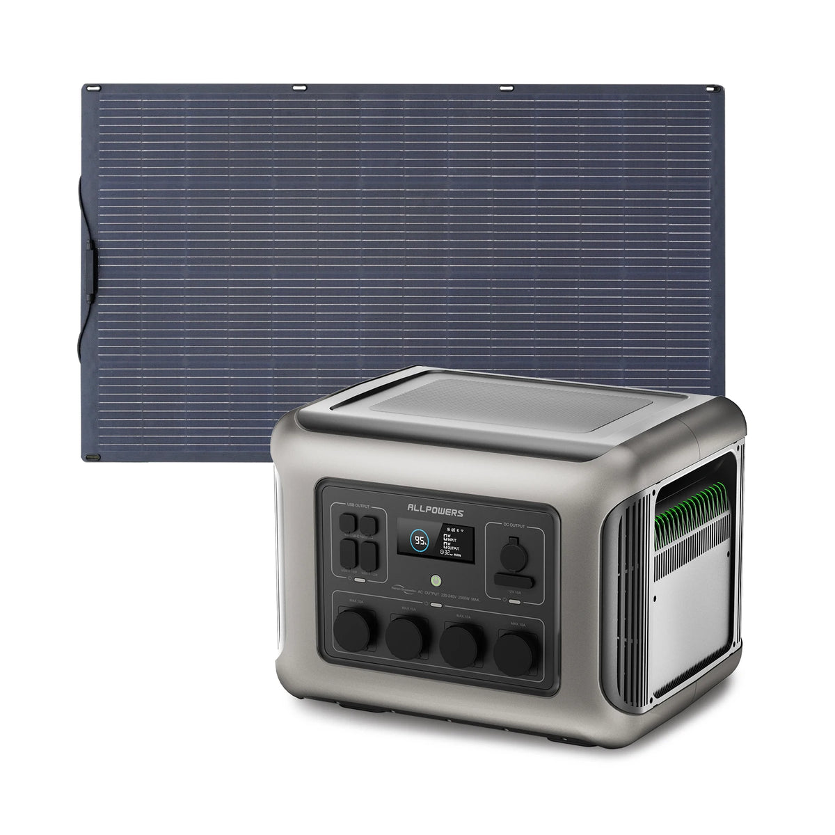ALLPOWERS R2500 Portable Power Station 2500W 2016Wh LiFePO4 Solar Generator