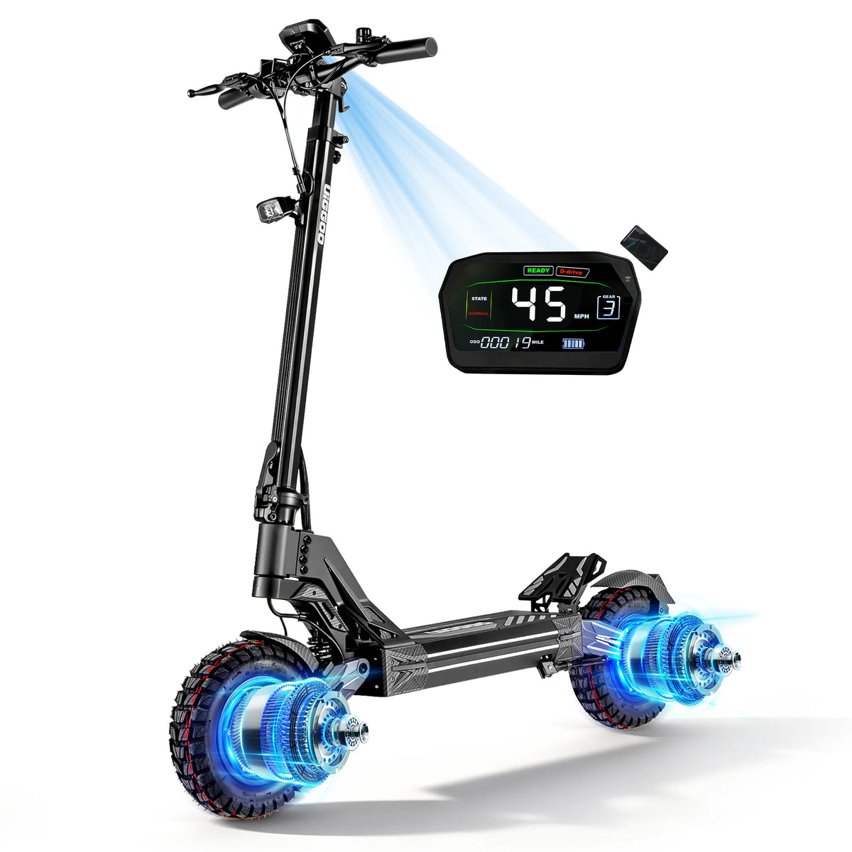 EOEOTWO Dual 4000W Electric Scooter Off Road 60V 27Ah