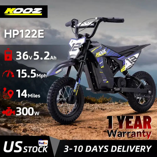 KOOZ HP122E Electric Dirt Bike For Kids 36V 300W Modes
