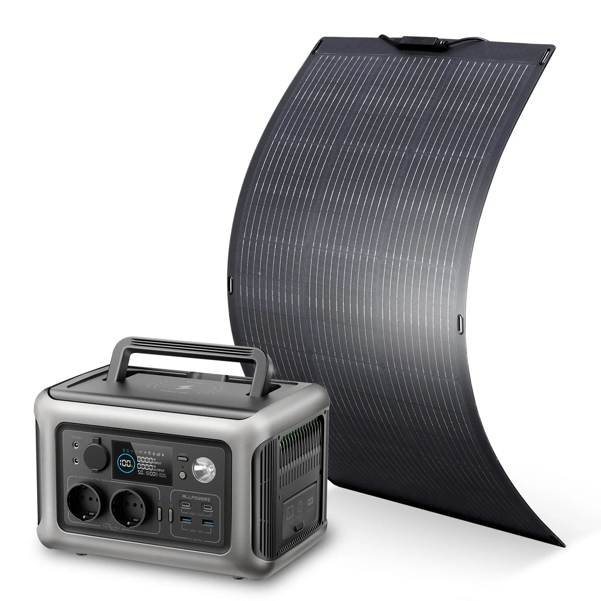 ALLPOWERS R600 Portable Power Station 299Wh 600W LiFePO4 Battery