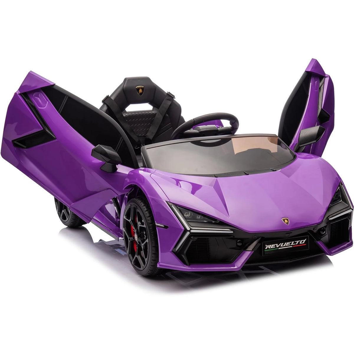 HiMISS Ride On Car For Kids Headlights Bluetooth Music Remote