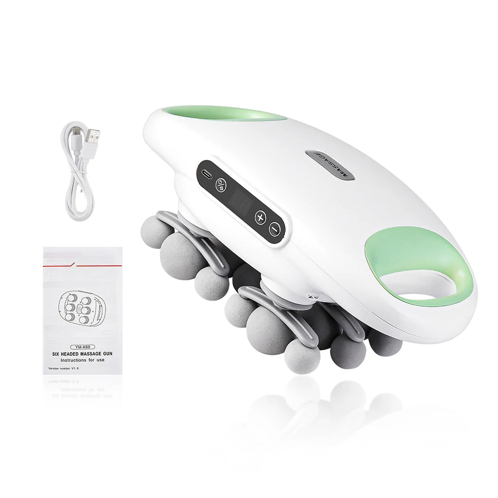Foreverlily 18-Head Fascia Gun High Frequency Massager Red Light