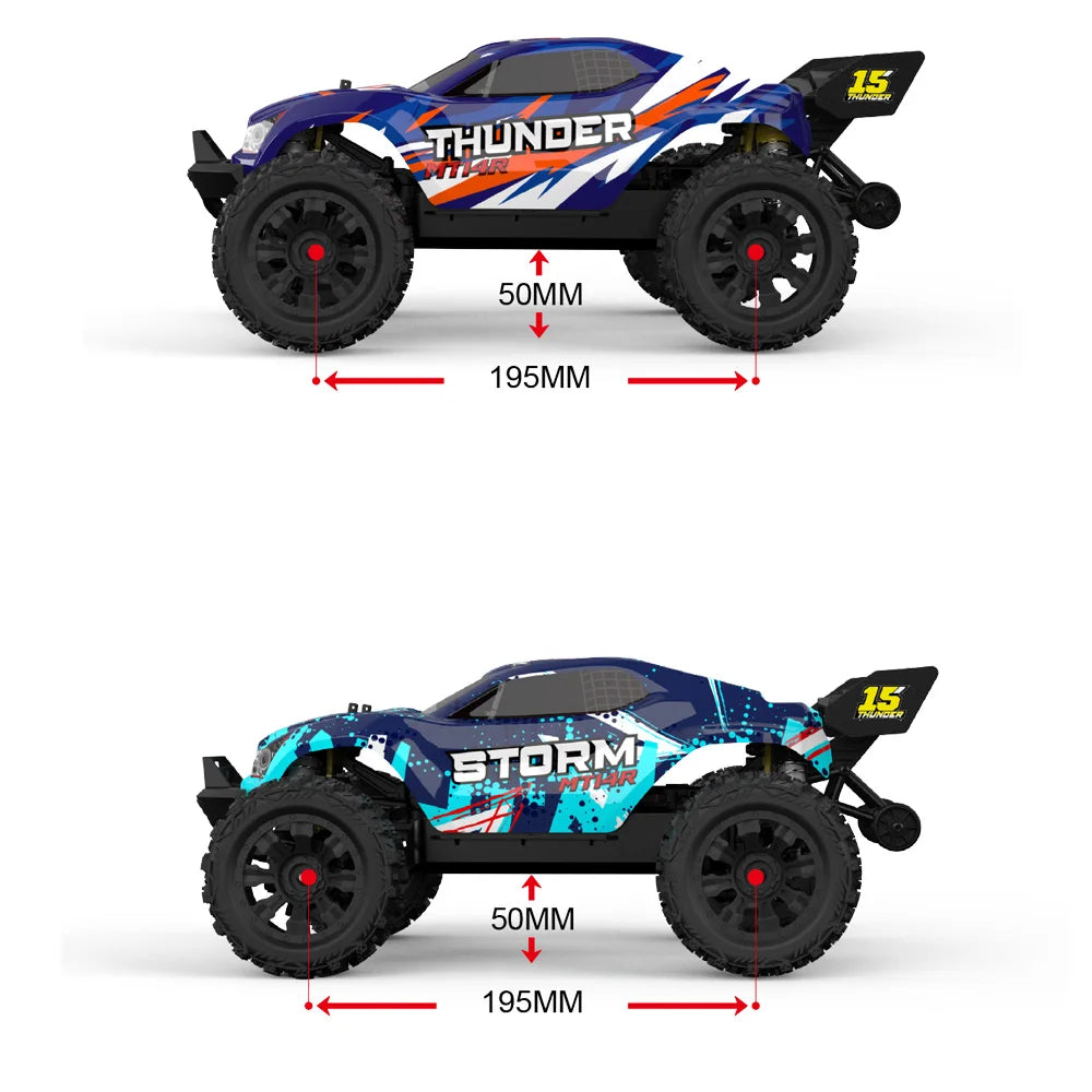 Jiusi 1:14 High Speed RC Off Road Car 4WD Brushless