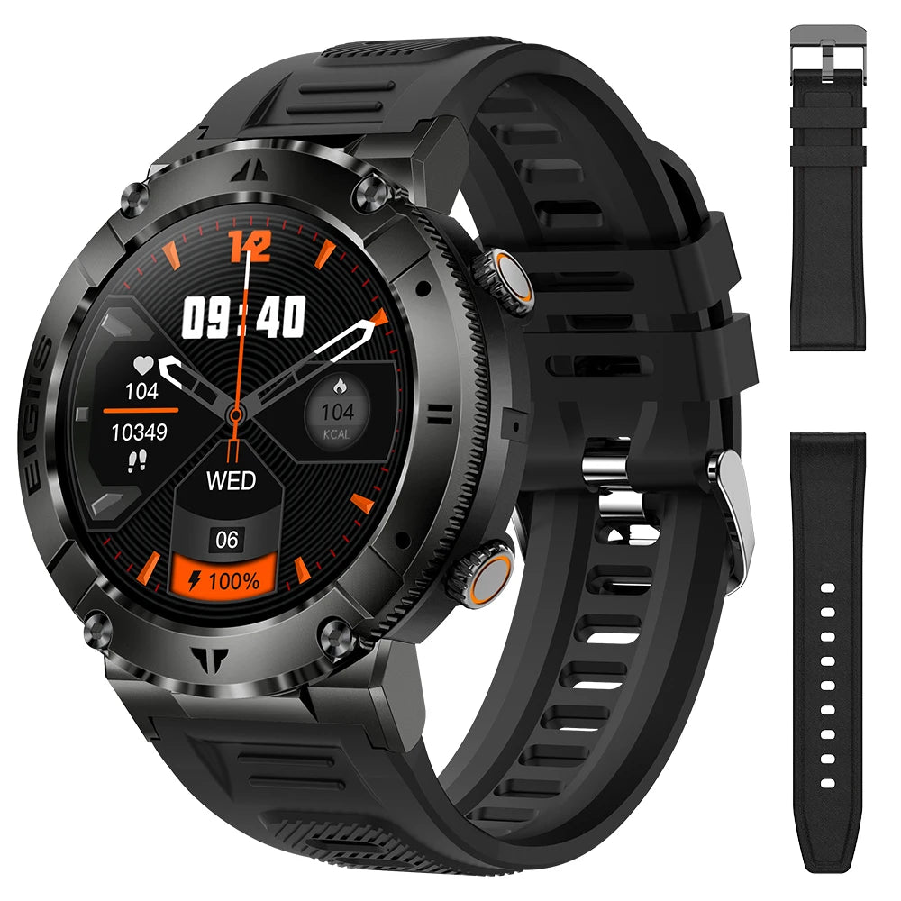 LaNikar Waterproof Smart Watch TFT Display Bluetooth Call Blood Pressure
