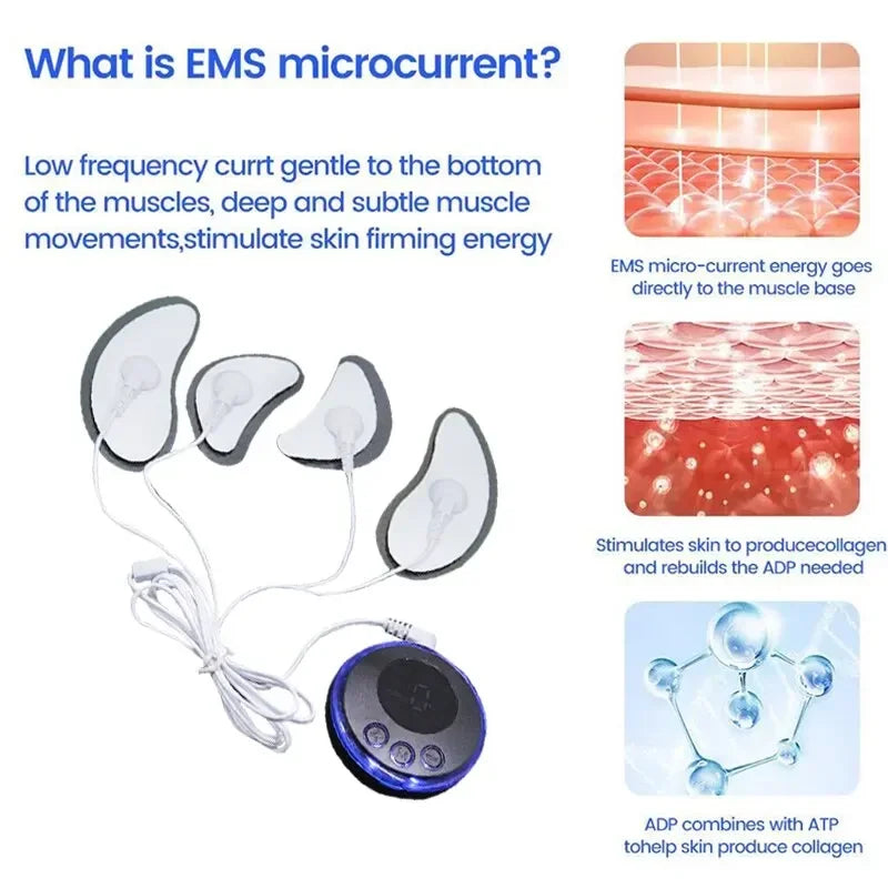 EMS Facial Massager Microcurrent Eye Lift Device For Dark Circles