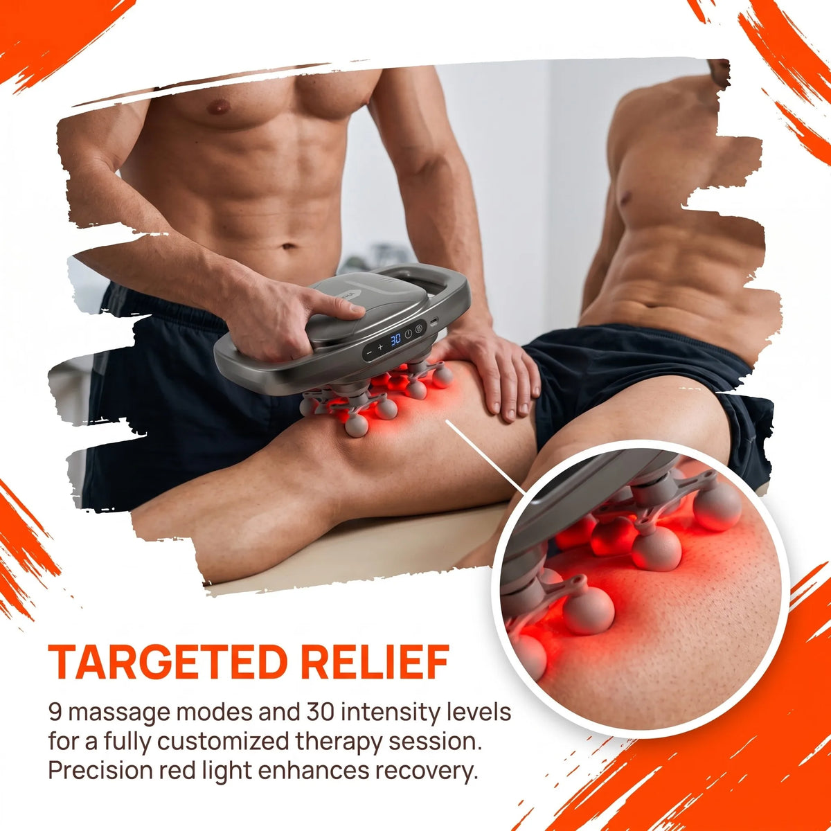 16 Head Massage Gun Deep Tissue Muscle Relief Portable