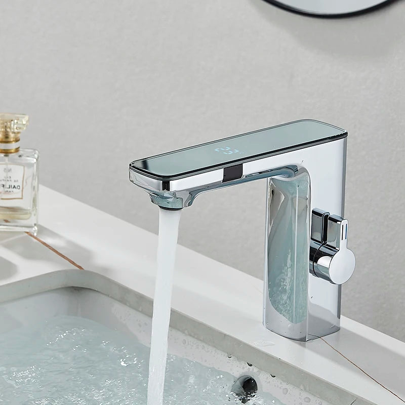 ALENARTWATER Smart Sensor LED Faucet Infrared Touchless Control