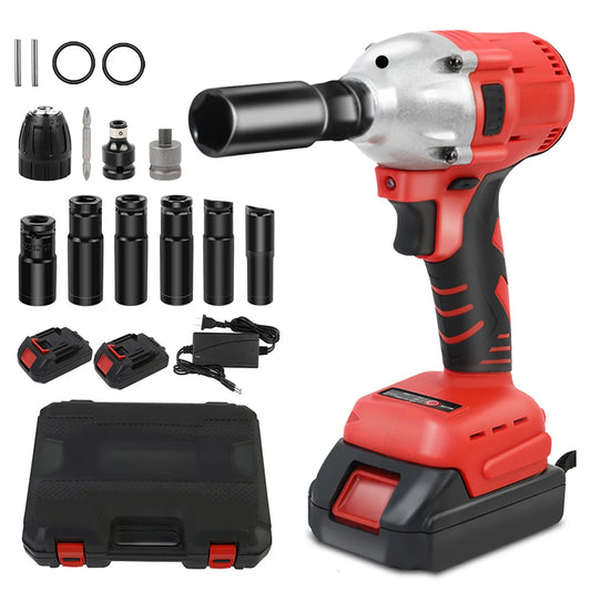 Cordless Brushless Impact Wrench 20V High Torque Kit