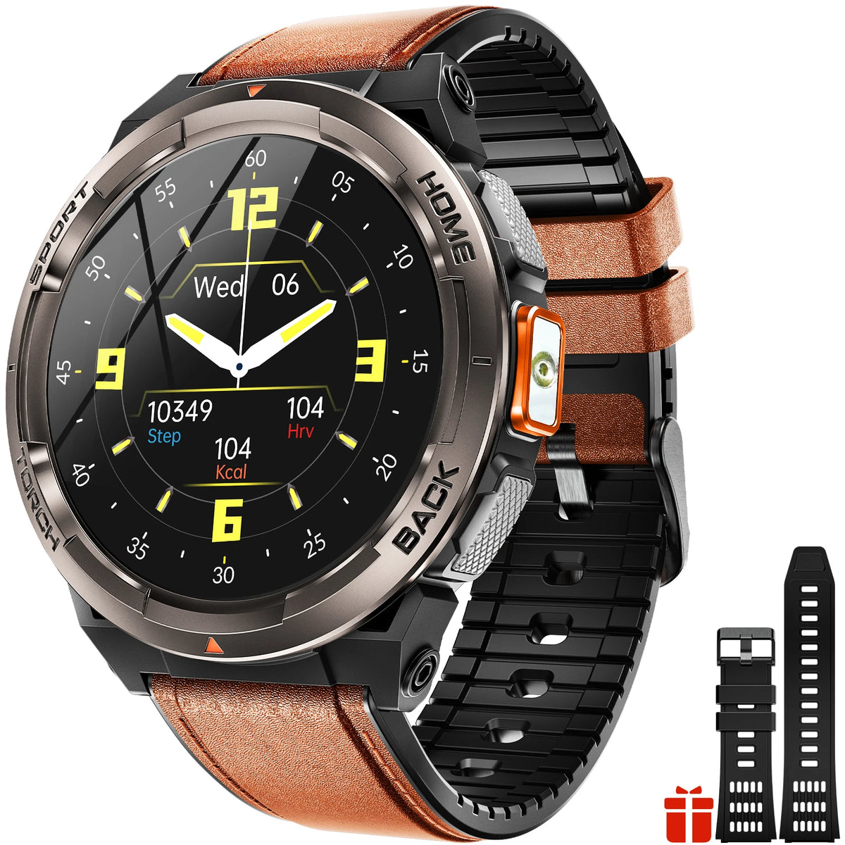 EIGIIS KE5 1.45 Inch Smart Watch 3ATM Waterproof Compass Barometer