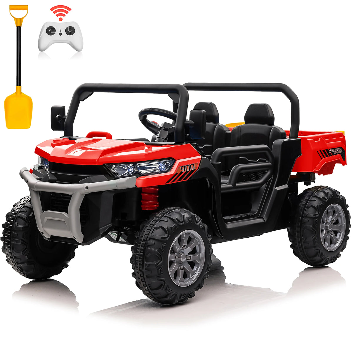 JOYRACER 24V Ride Dump Truck for Kids With Remote Control