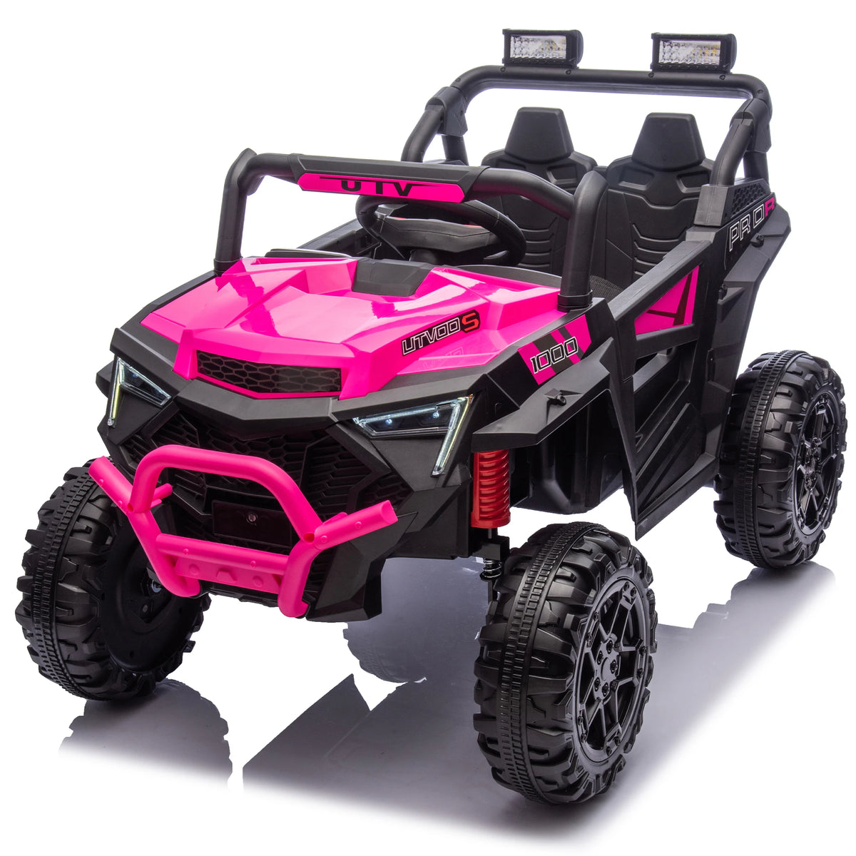 24V 400W Kids Ride On UTV With Parent Remote Bluetooth Music LED Lights