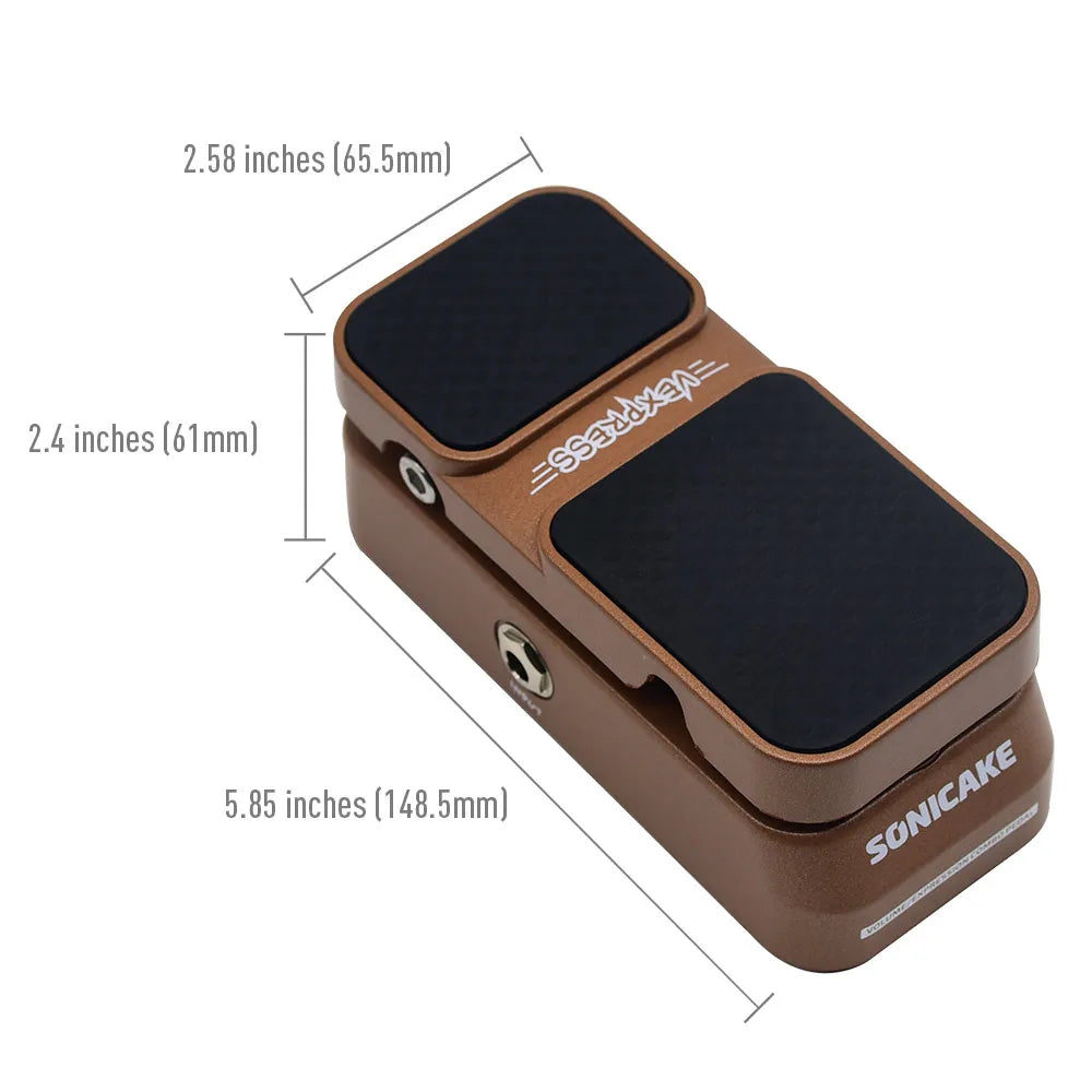 SONICAKE Vexpress Passive Volume Expression Pedal for Guitar