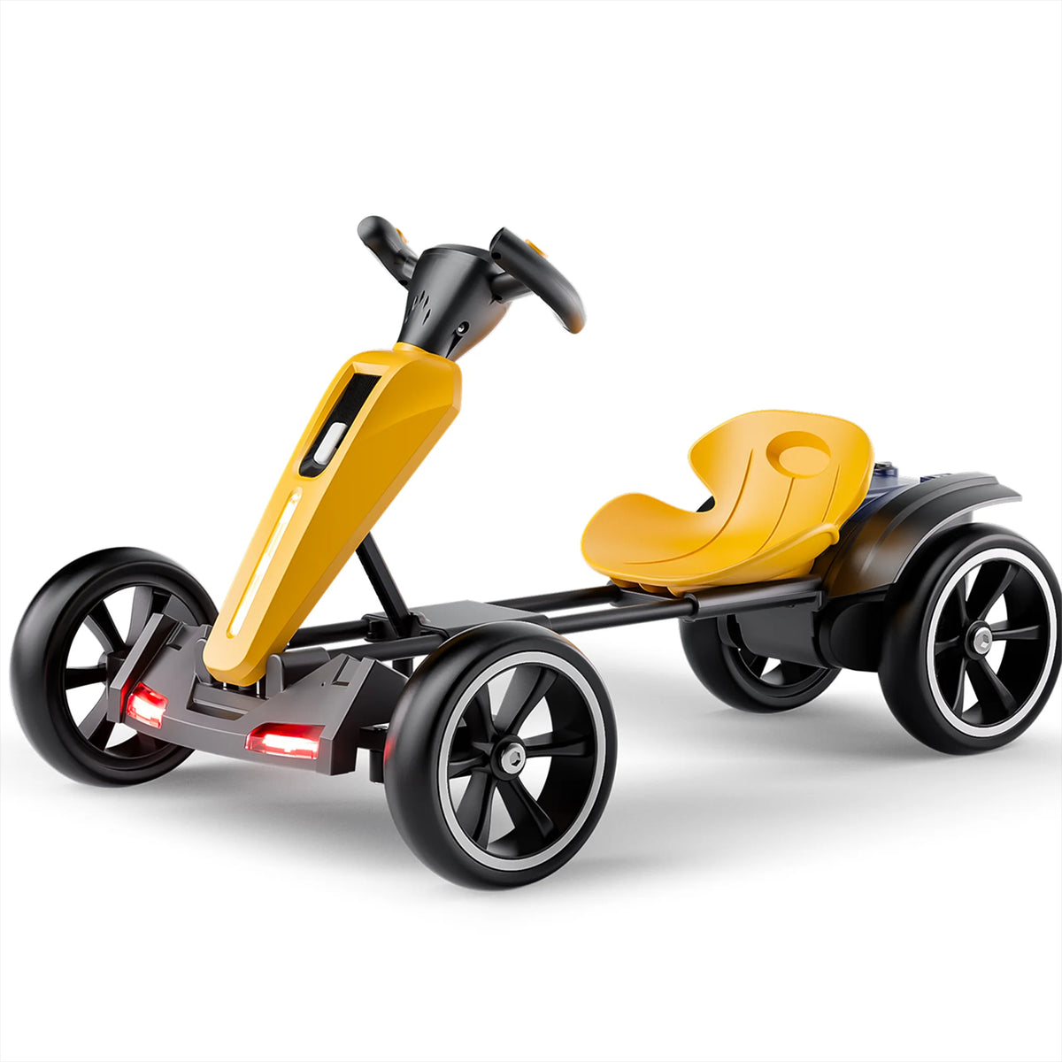 12V Kids Electric Go Kart With EVA Wheels And LED Lights Ages 3-6