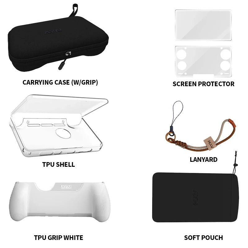 Ayn Thor Dual Screen Flip Up Grip Protective Gaming Case
