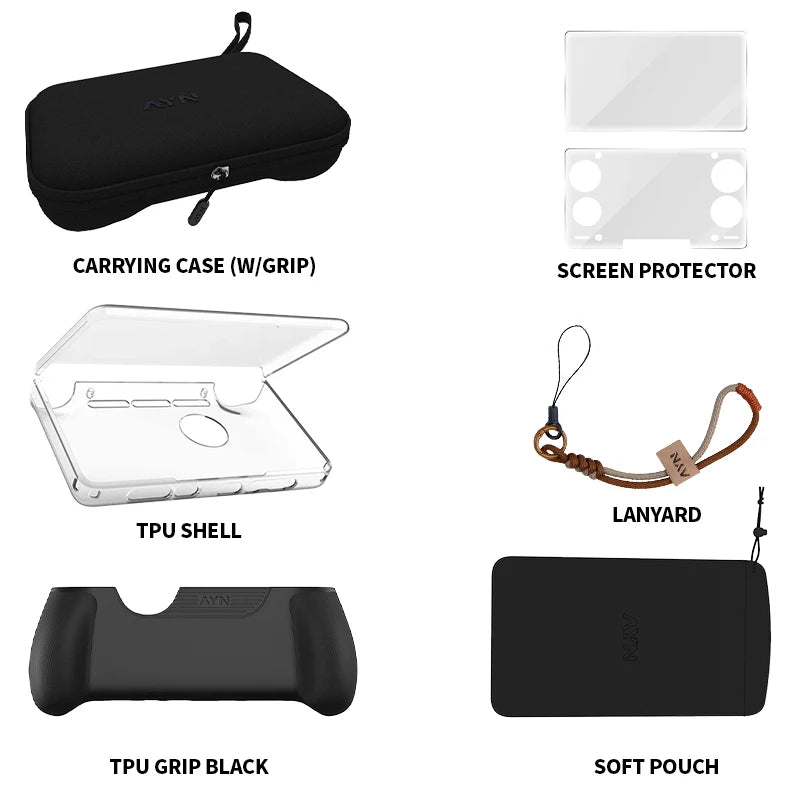 Ayn Thor Dual Screen Flip Up Grip Protective Gaming Case