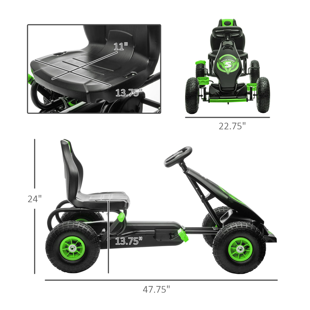 Kids Electric Go Kart Suspension With Anti Slip Wheels And Safety Belt