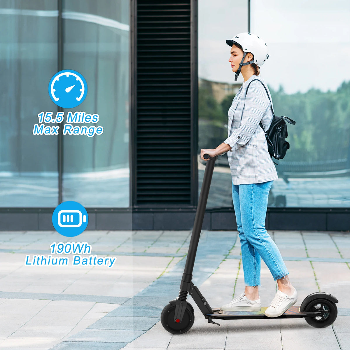 Caroma Electric Scooter Foldable With Cruise Control And Dual Braking