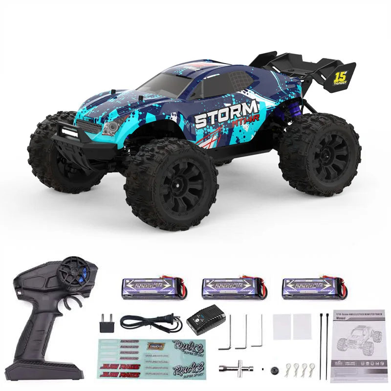 Jiusi 1:14 High Speed RC Off Road Car 4WD Brushless