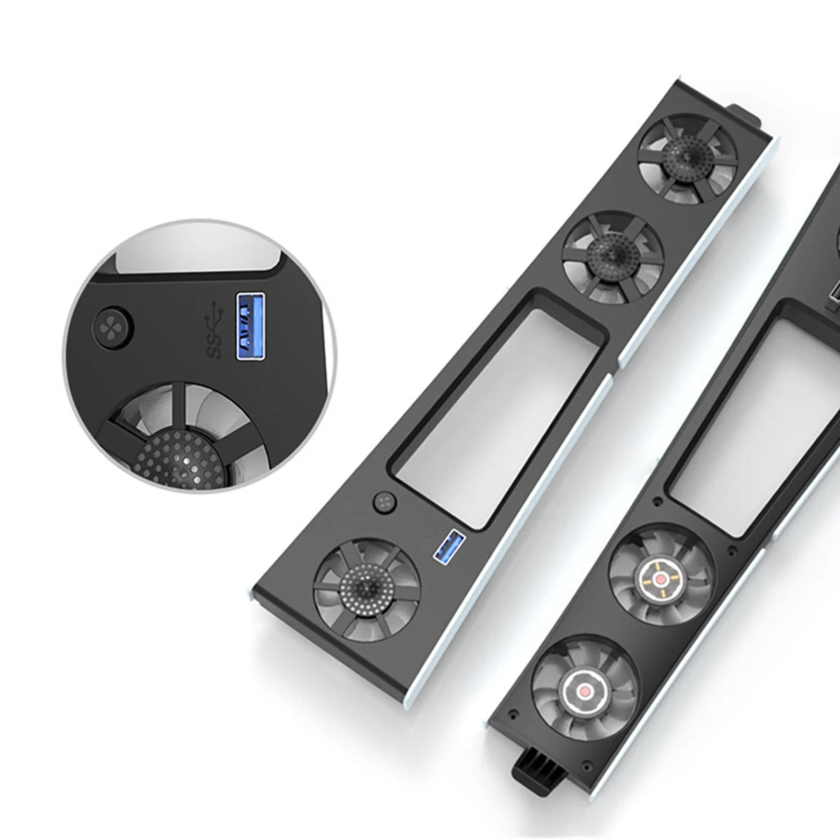 PS5 Slim Silent Cooling Fan With LED Light For Sony