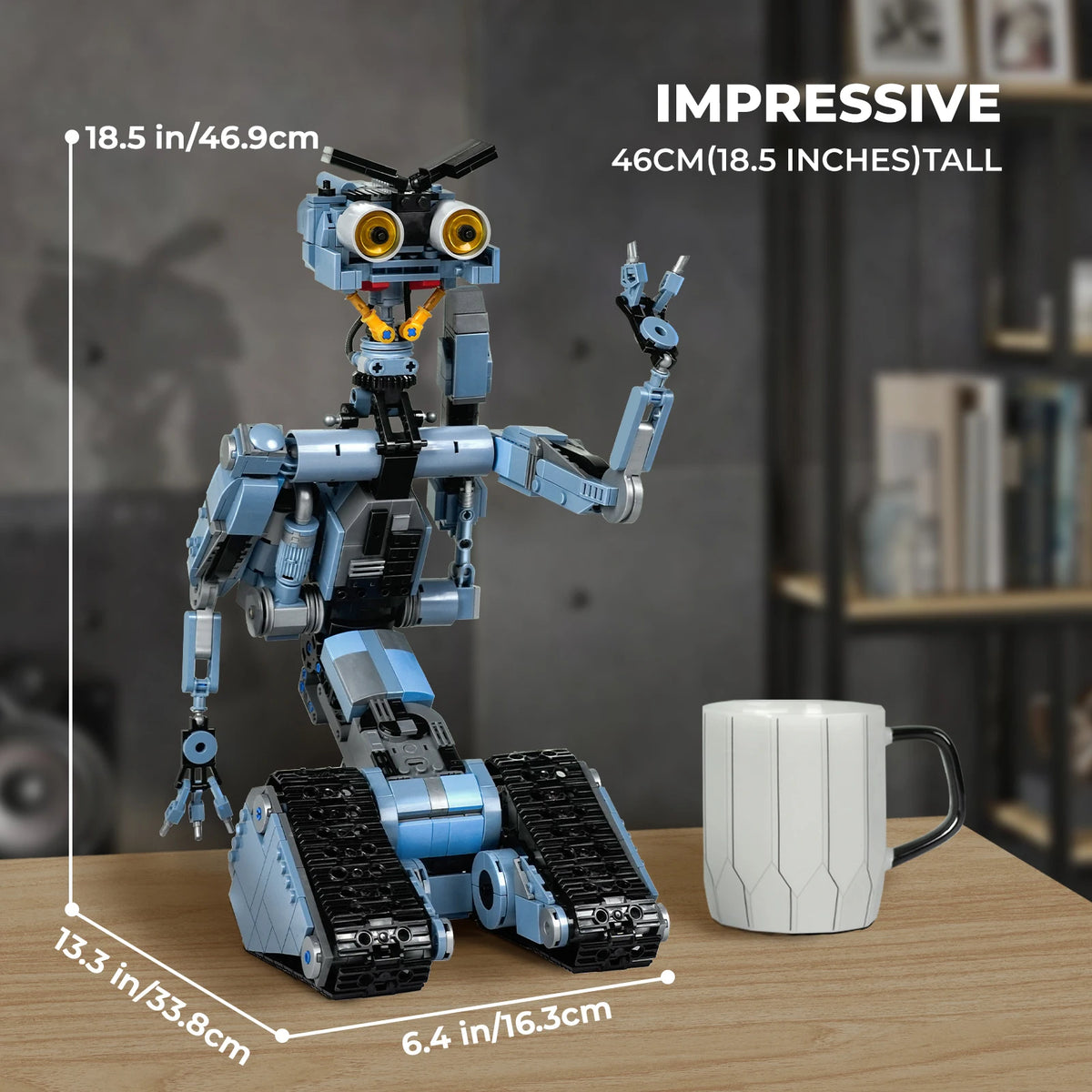 Johnny 5 Robot Building Blocks Set 1176 Pieces Lego Compatible
