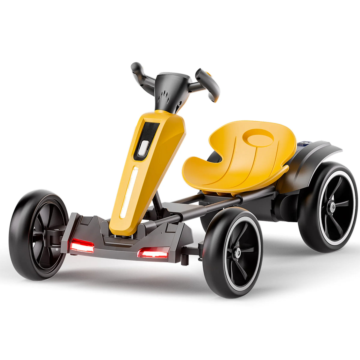 12V Kids Electric Go Kart With EVA Wheels And LED Lights Ages 3-6