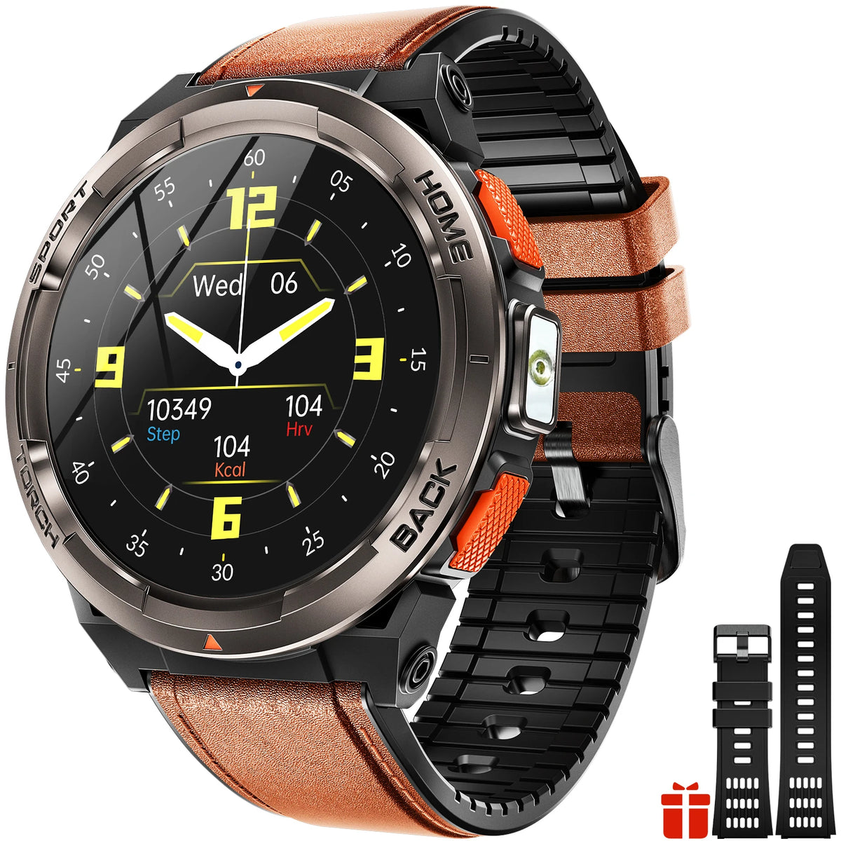EIGIIS KE5 1.45 Inch Smart Watch 3ATM Waterproof Compass Barometer