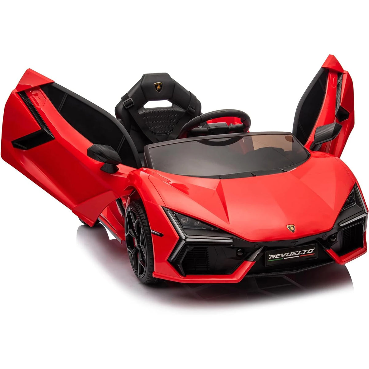 HiMISS Ride On Car For Kids Headlights Bluetooth Music Remote