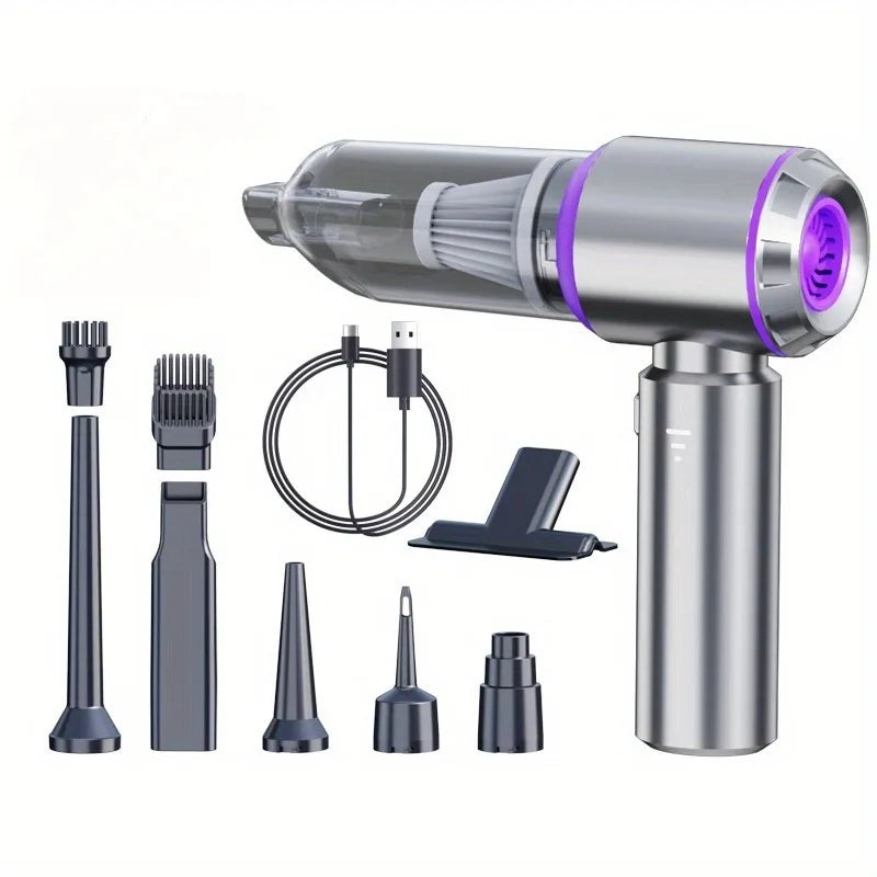 EAFC Portable Handheld Vacuum Cordless 30000Pa 4In1 Keyboard Home Car