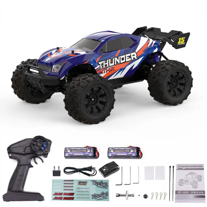 Jiusi 1:14 High Speed RC Off Road Car 4WD Brushless
