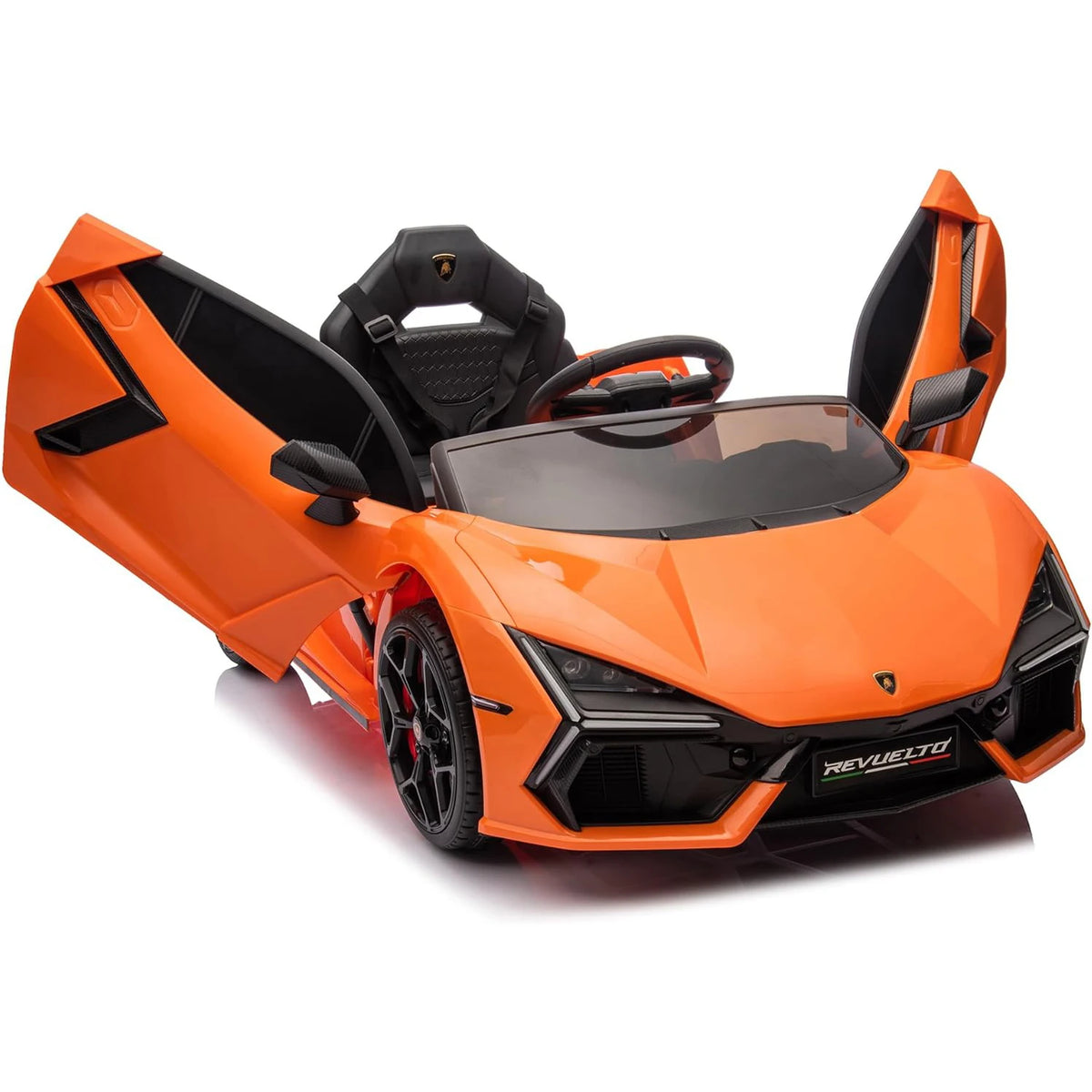 HiMISS Ride On Car For Kids Headlights Bluetooth Music Remote
