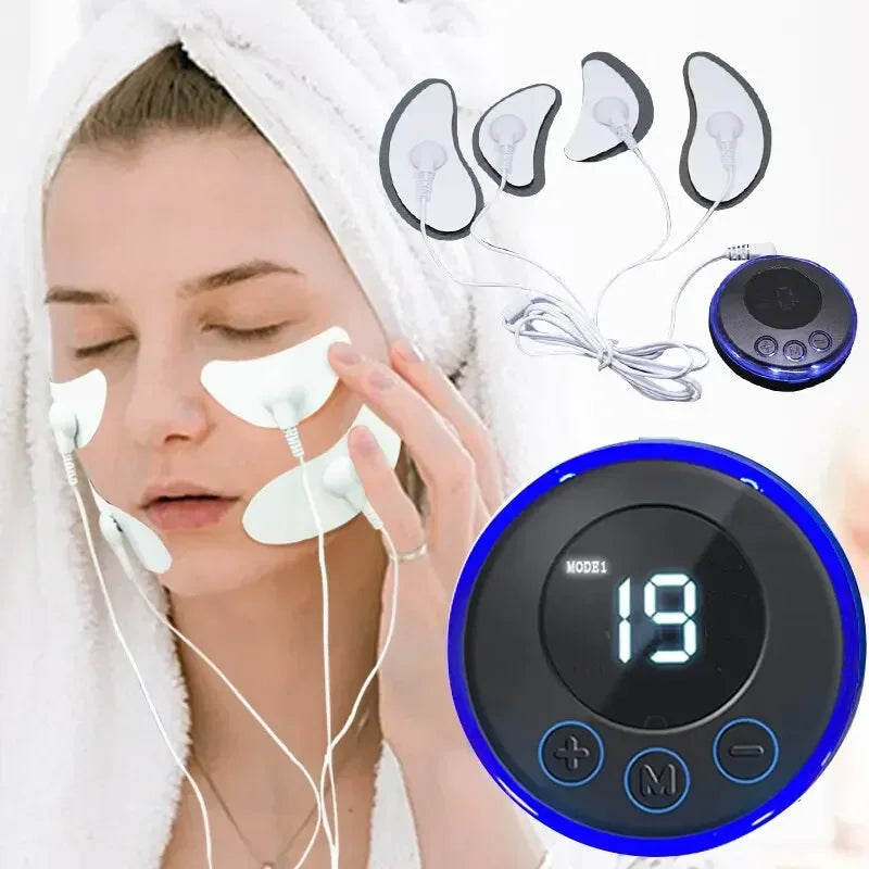 EMS Facial Massager Microcurrent Eye Lift Device For Dark Circles